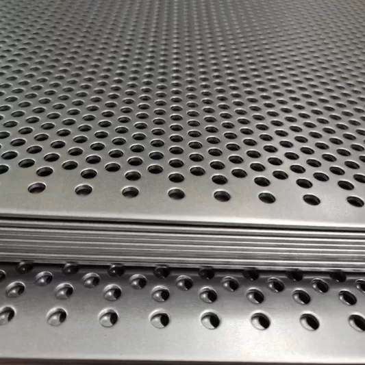 Round hole perforated metal