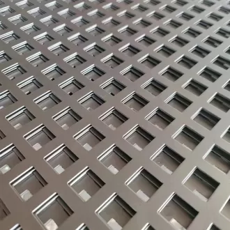 Square Hole Perforated Metal