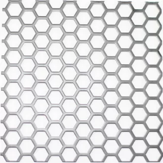 Hexagonal perforated metal